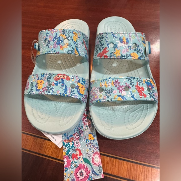 Disney Little Mermaid Crocs Sandals for Men or Women - Picture 1 of 7